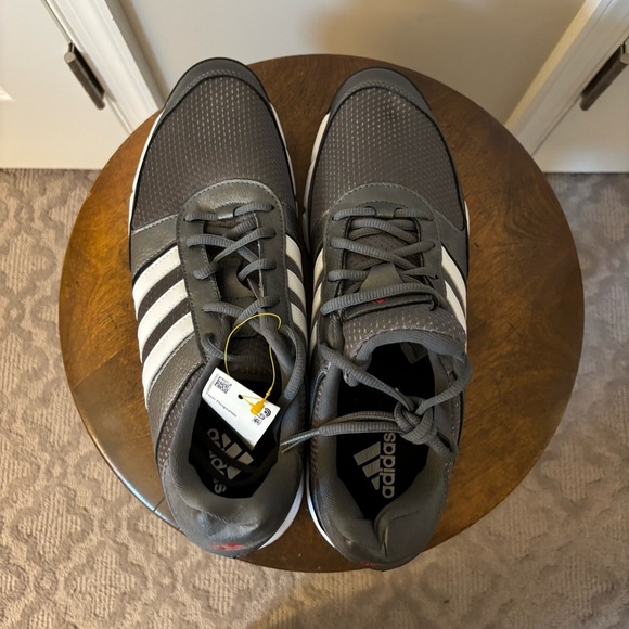 Adidas Tech Response 4.0 Golf Shoes - Men's Iron/Silver/White NEW 10.5 Athletic - Picture 6 of 7